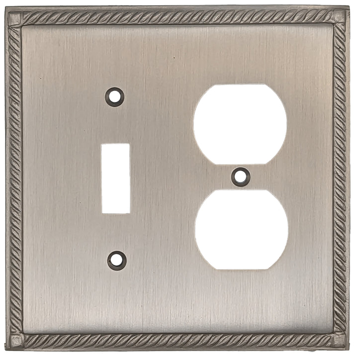 English Georgian Roped Wall Plate (Several Finishes Available)