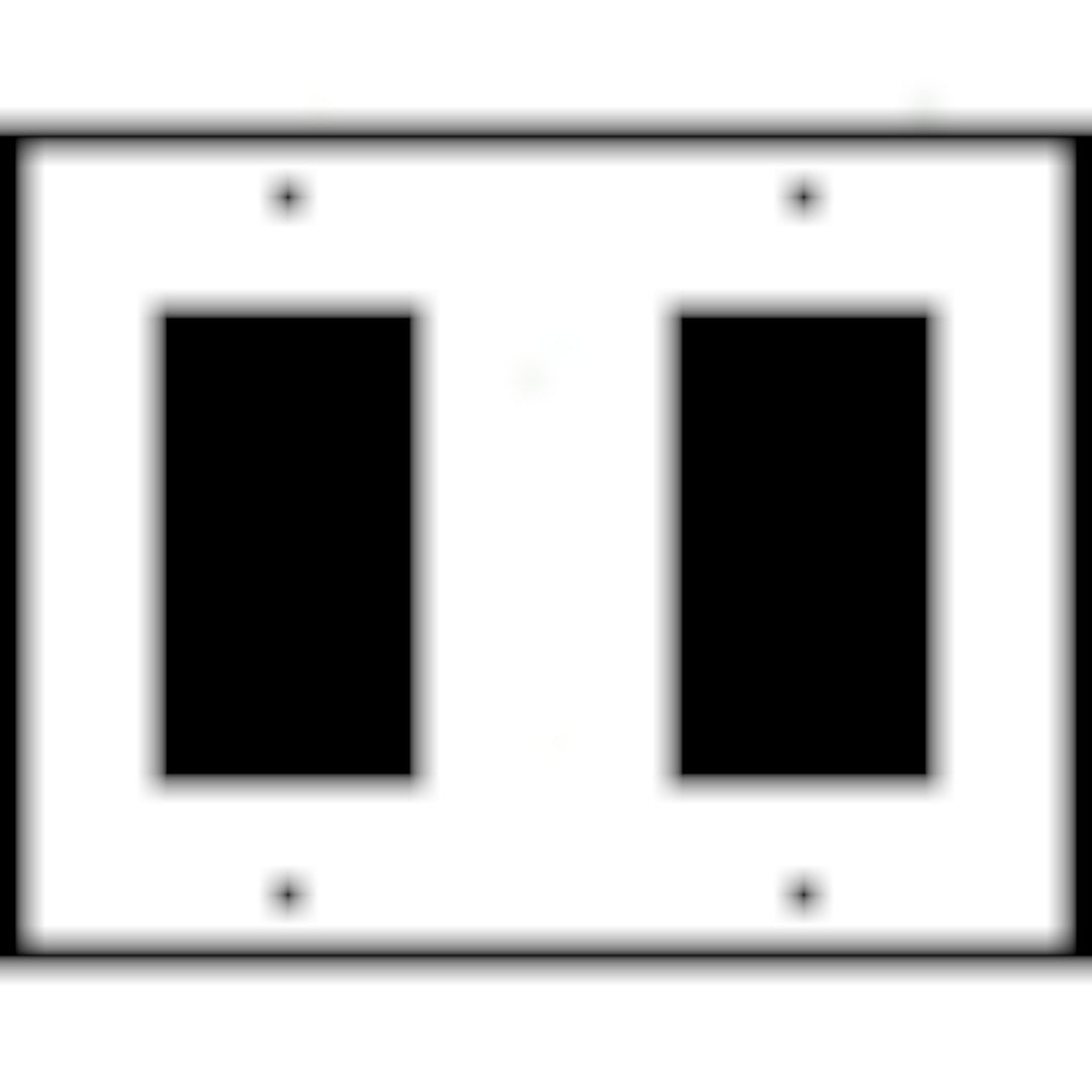 4 1/2 Inch Solid Brass Traditional Switch Plate (Antique Brass Finish)