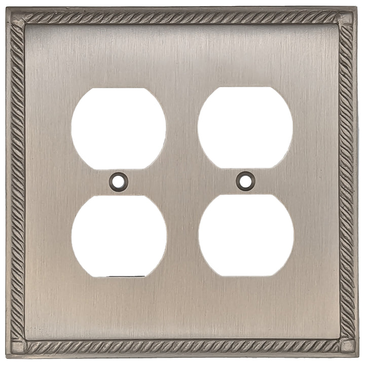 English Georgian Roped Wall Plate (Several Finishes Available)