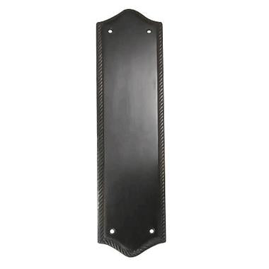 COPPER MOUNTAIN HARDWARE Georgian Pattern Push Plate or Finger Plate in Several Finishes