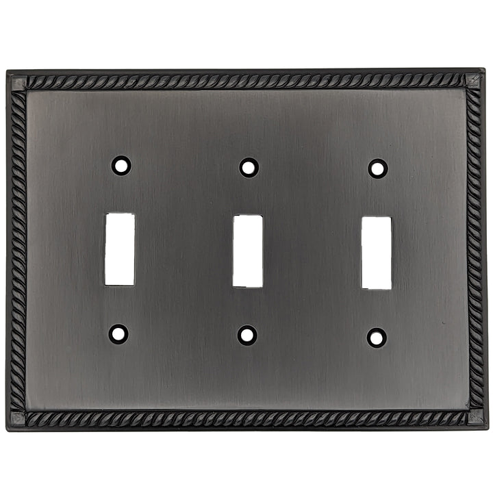 English Georgian Roped Wall Plate (Several Finishes Available)