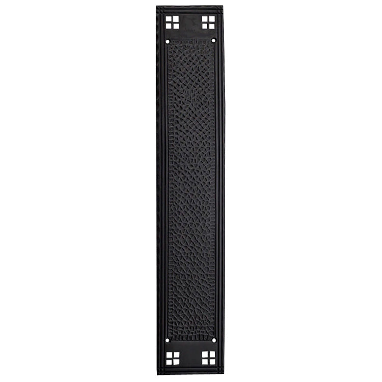 18 Inch Craftsman Style Push Plate COPPER MOUNTAIN HARDWARE