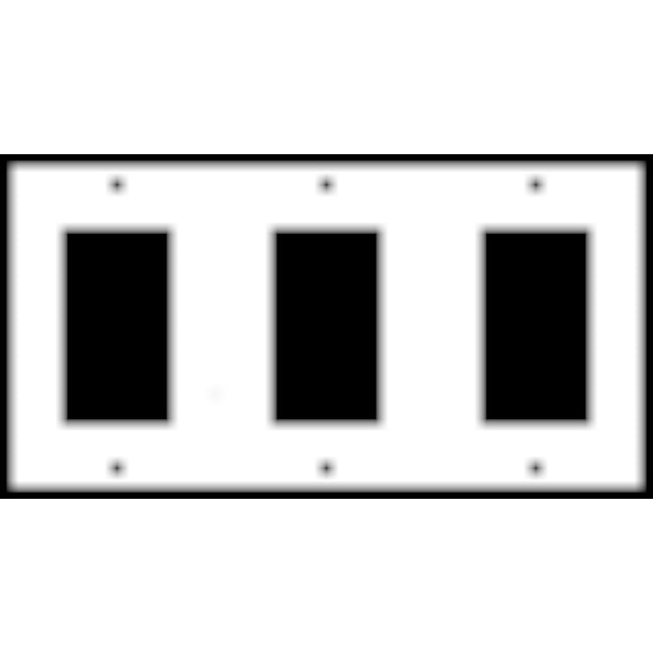 4 1/2 Inch Solid Brass Traditional Switch Plate (Polished Chrome)