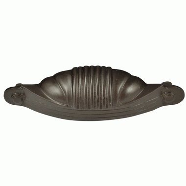 5 Inch Overall (4 Inch c-c) Solid Brass Marquee Pull