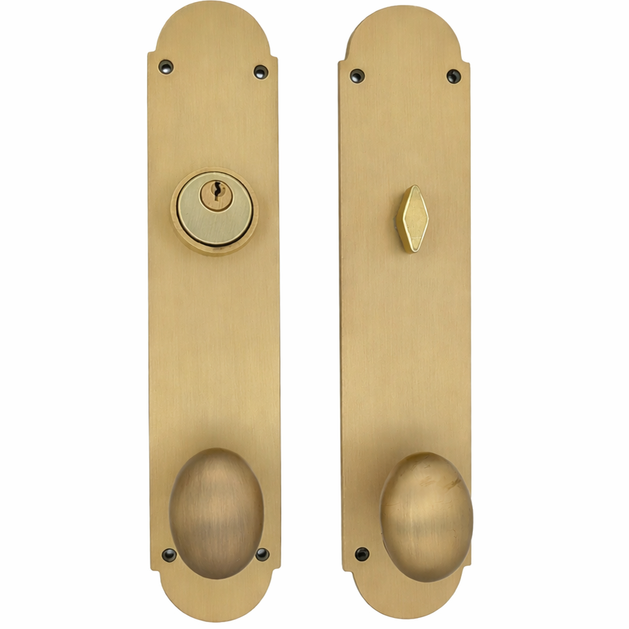 Traditional Style Single Door Entryway Set (Several Knob & Finish Options Available)