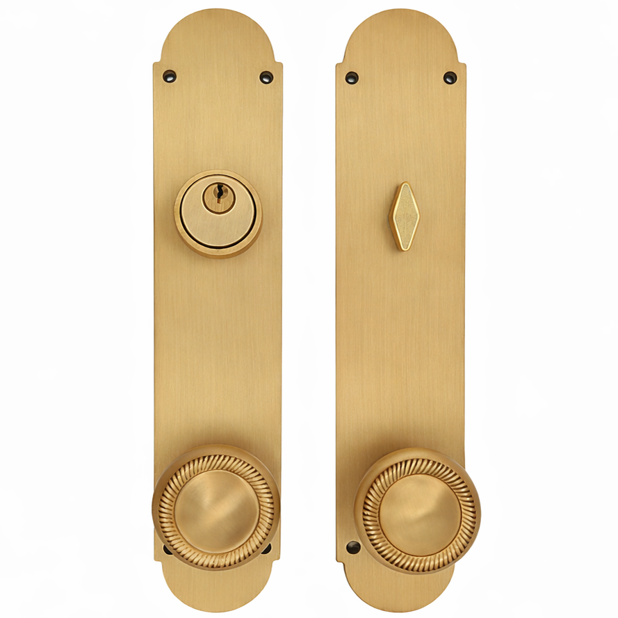 Traditional Style Single Door Entryway Set (Several Knob & Finish Options Available)