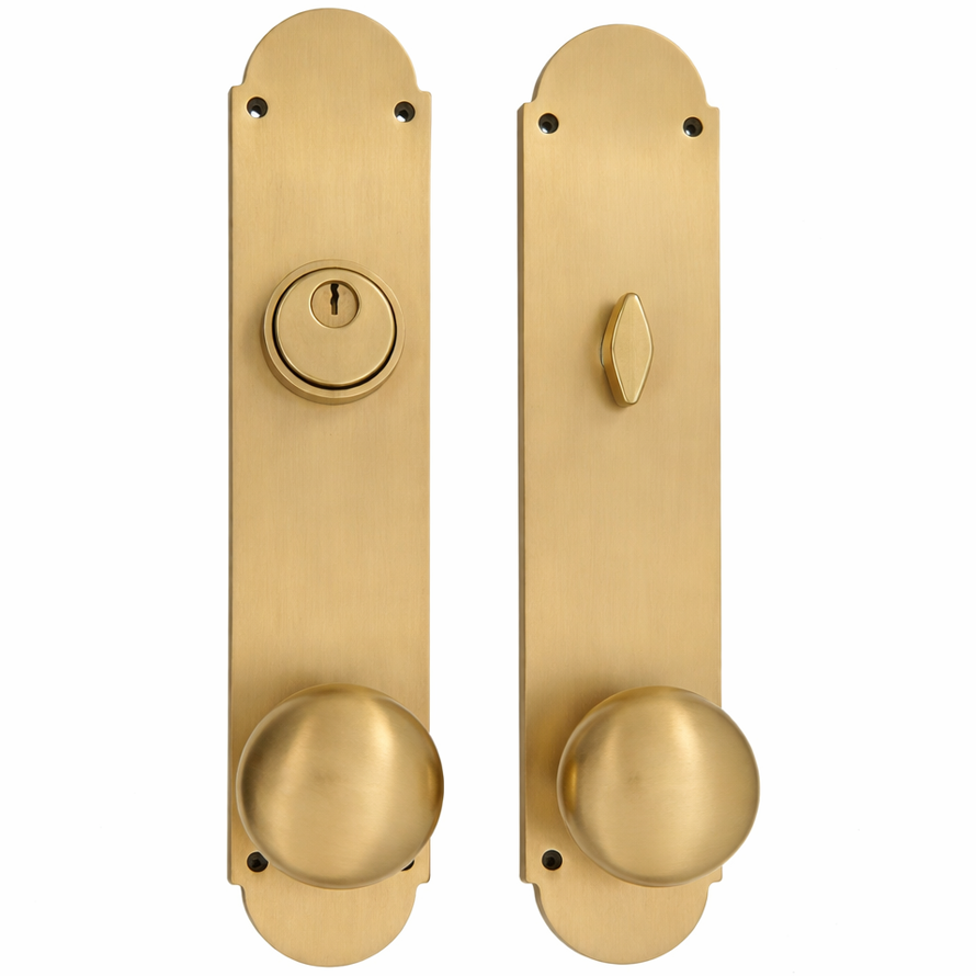 Traditional Style Single Door Entryway Set (Several Knob & Finish Options Available)