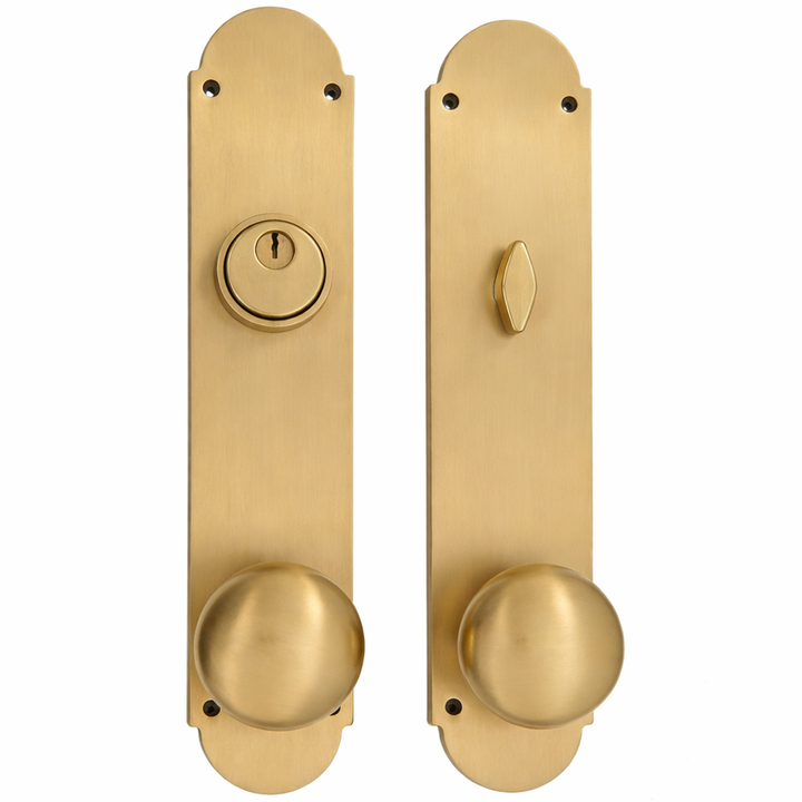 Traditional Style Single Door Entryway Set (Several Knob & Finish Options Available)
