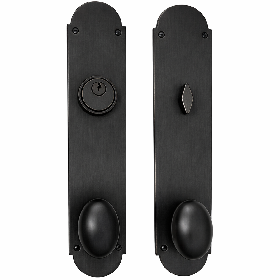 Traditional Style Single Door Entryway Set (Several Knob & Finish Options Available)