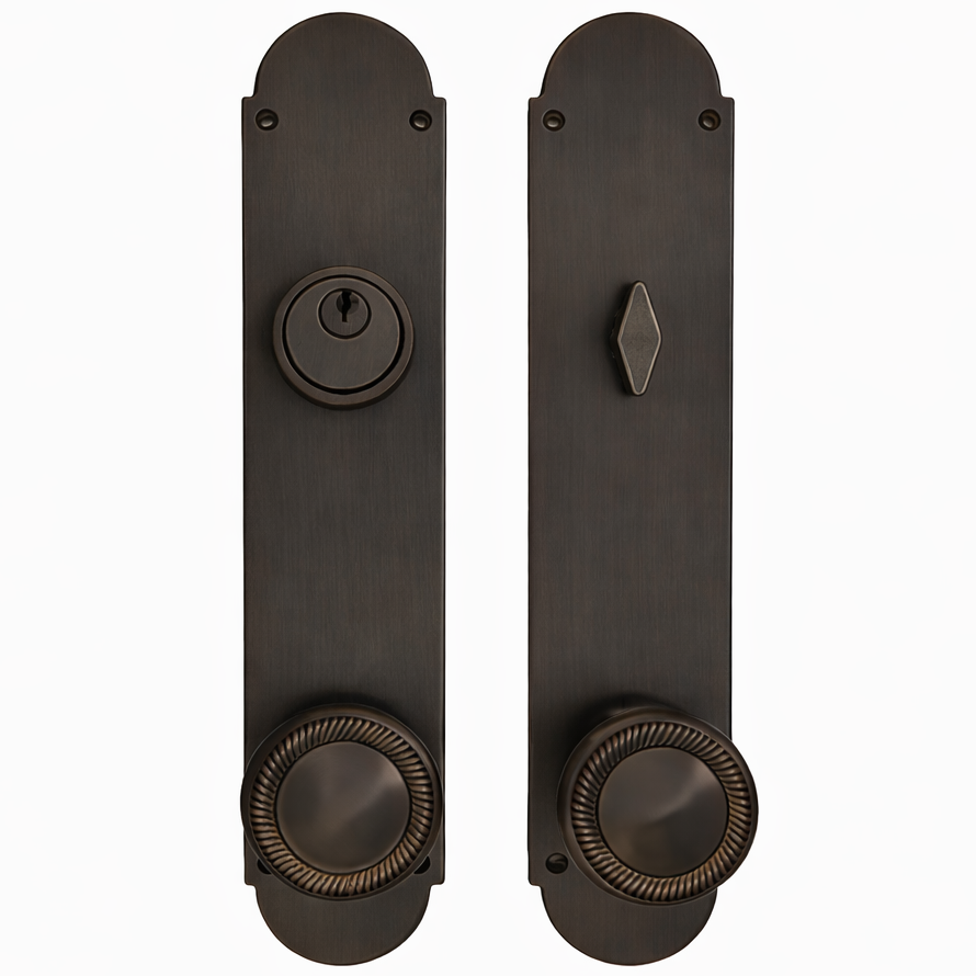 Traditional Style Single Door Entryway Set (Several Knob & Finish Options Available)