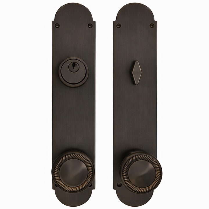 Traditional Style Single Door Entryway Set (Several Knob & Finish Options Available)