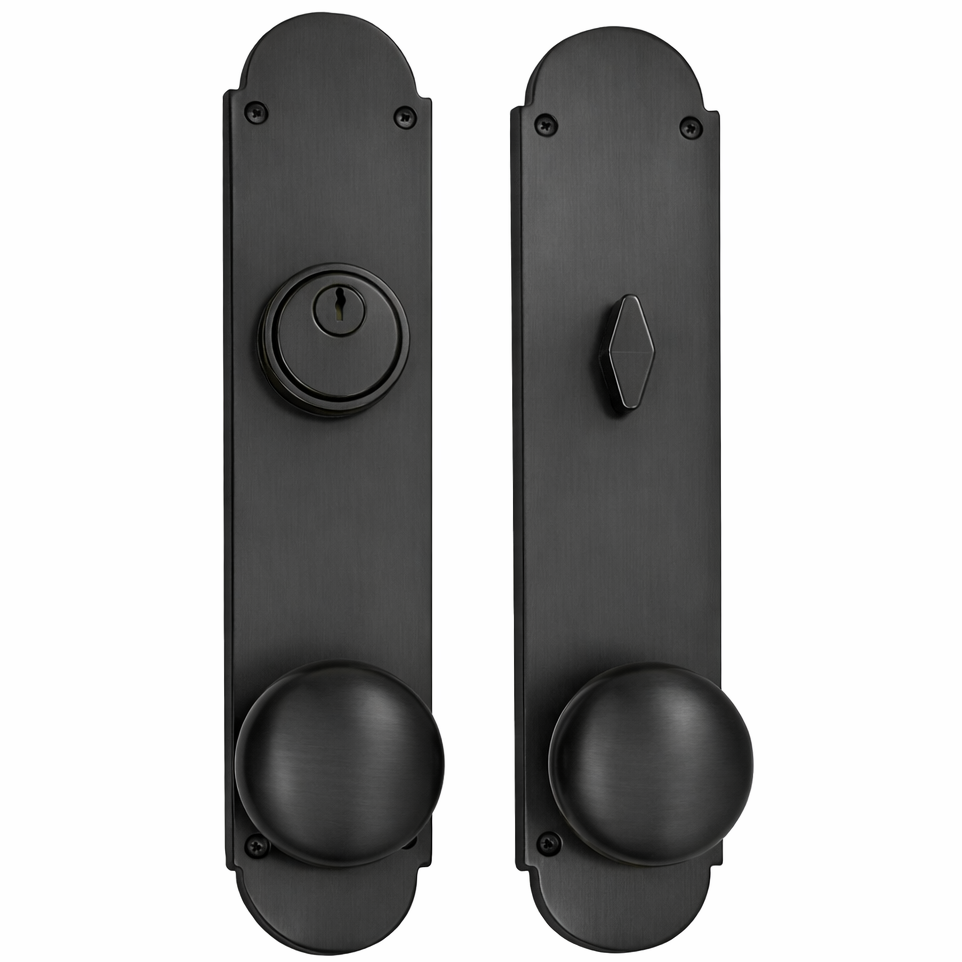 Traditional Style Single Door Entryway Set (Several Knob & Finish Options Available)