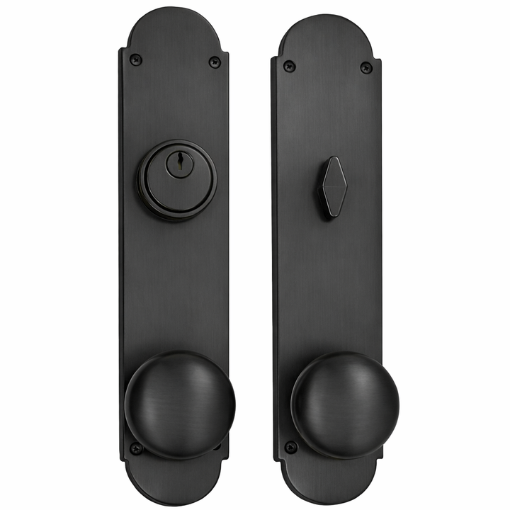 Traditional Style Single Door Entryway Set (Several Knob & Finish Options Available)