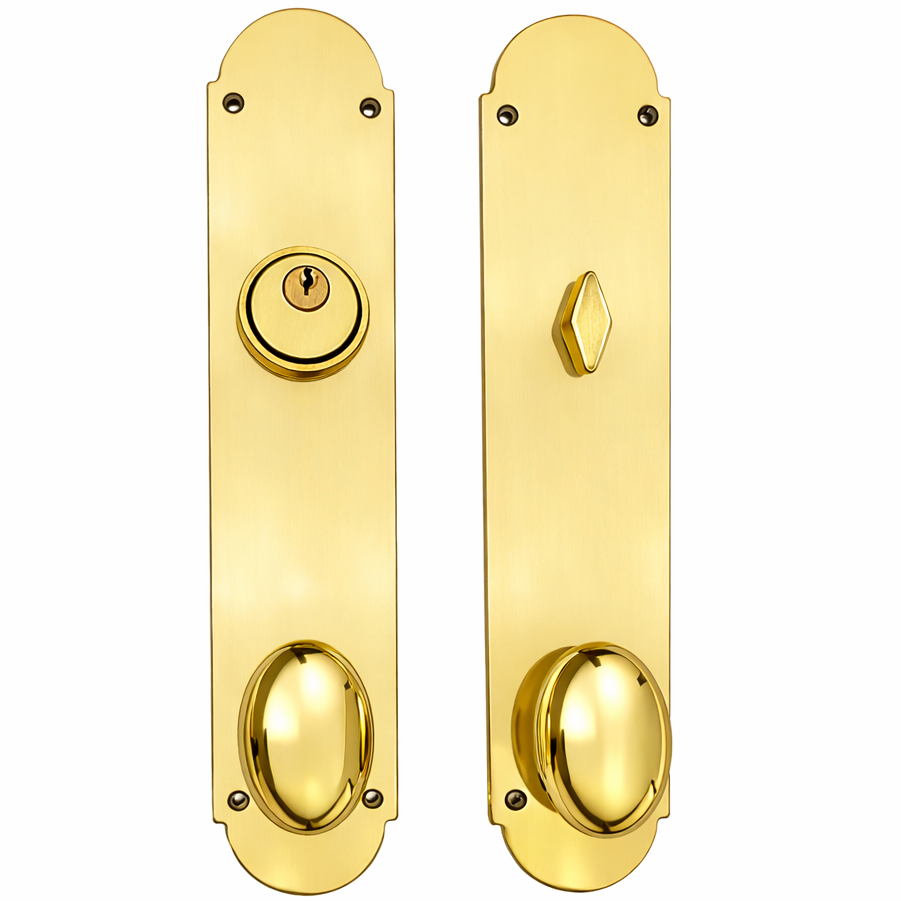 Traditional Style Single Door Entryway Set (Several Knob & Finish Options Available)