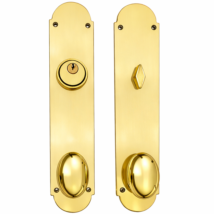 Traditional Style Single Door Entryway Set (Several Knob & Finish Options Available)