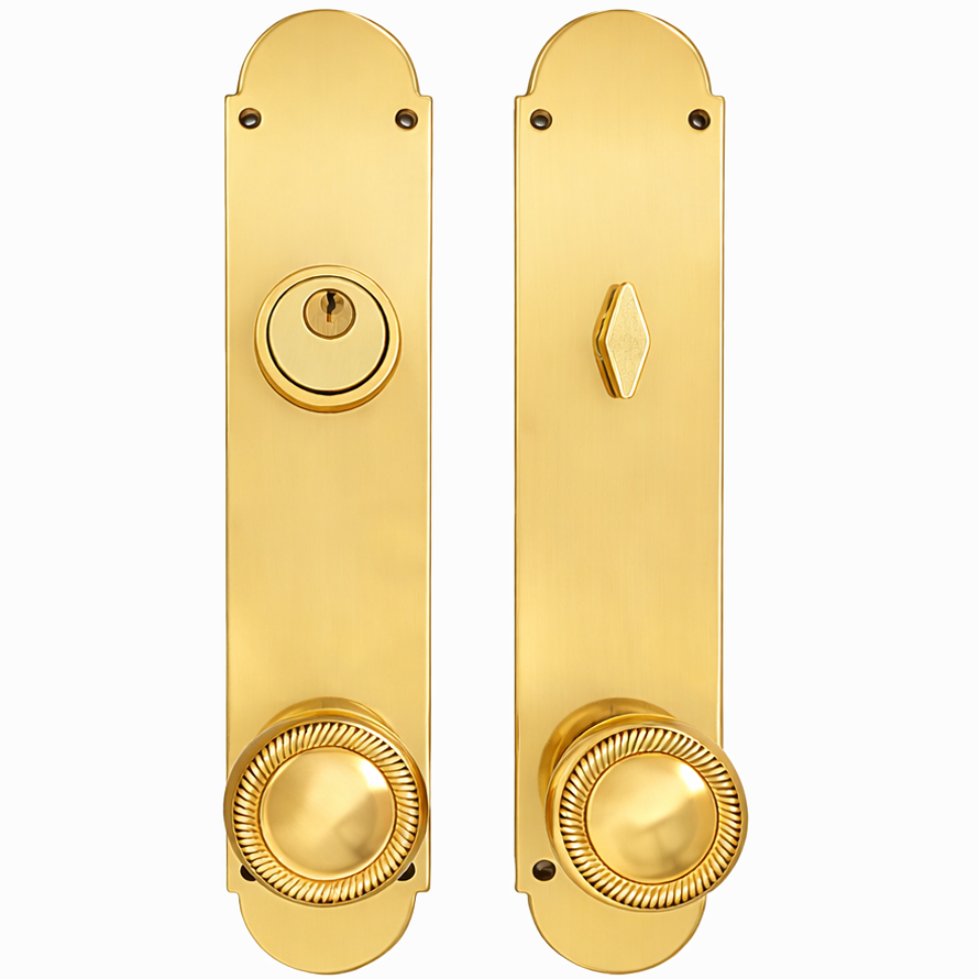 Traditional Style Single Door Entryway Set (Several Knob & Finish Options Available)