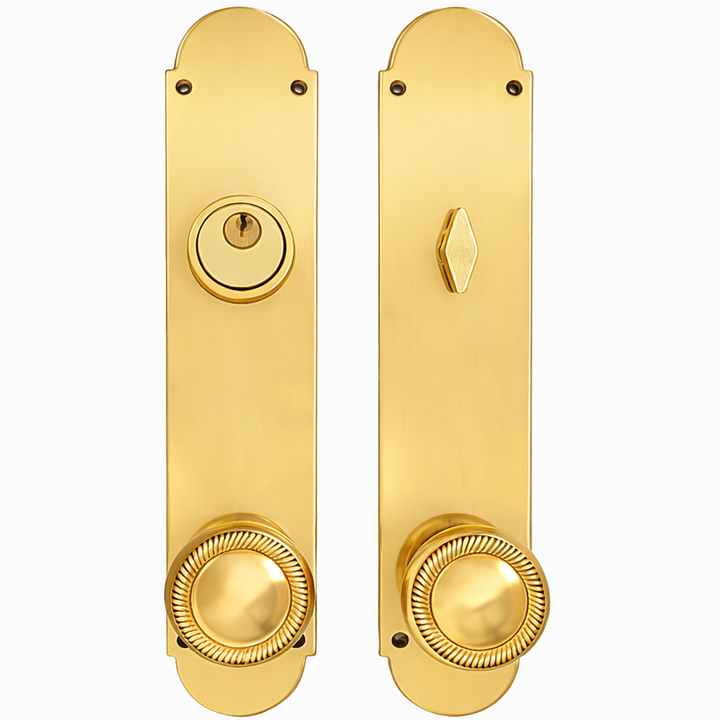 Traditional Style Single Door Entryway Set (Several Knob & Finish Options Available)