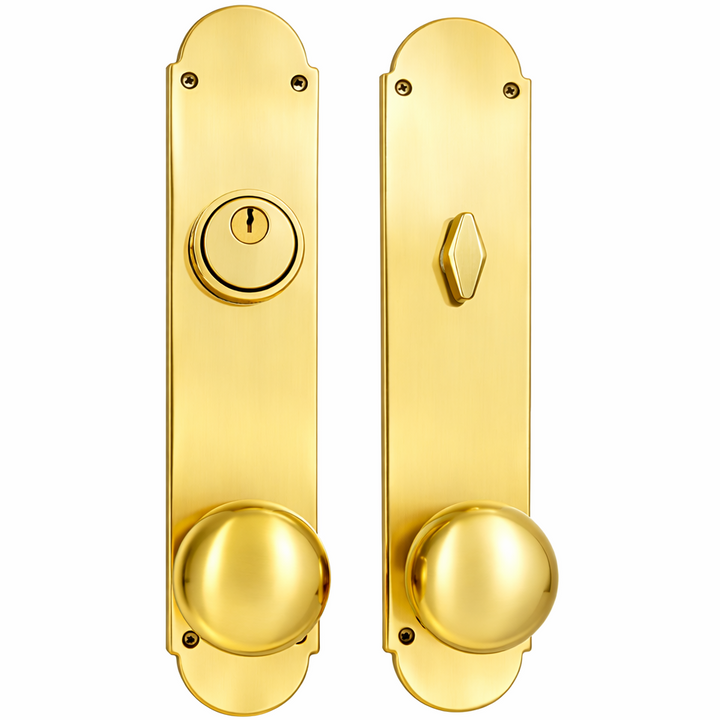 Traditional Style Single Door Entryway Set (Several Knob & Finish Options Available)