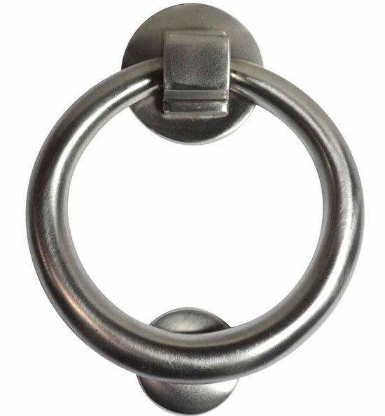 COPPER MOUNTAIN HARDWARE 5 1/2" Solid Brass Traditional Ring Door Knocker in Several Finishes