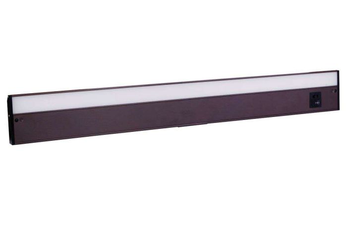 ##Antique Hardware## 30" Under Cabinet LED Light Bar in Bronze (3-in-1 Adjustable Color Temperature)