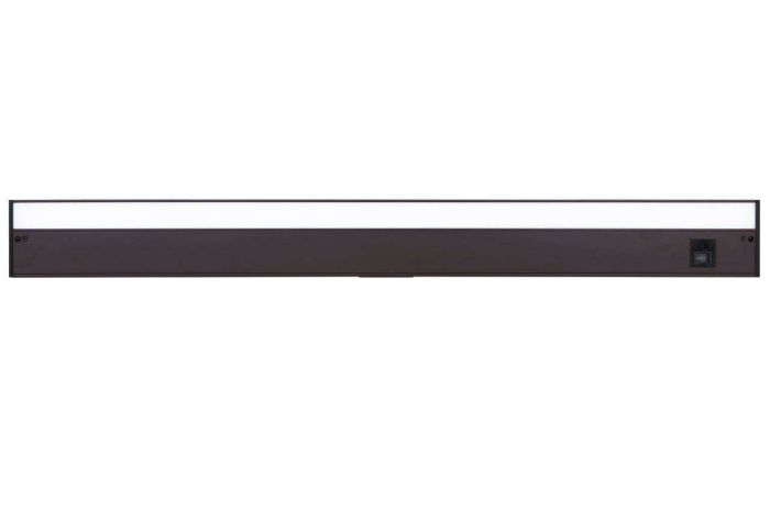 ##Antique Hardware## 36" Under Cabinet LED Light Bar in Bronze (3-in-1 Adjustable Color Temperature)