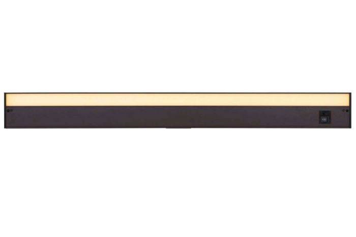 ##Antique Hardware## 36" Under Cabinet LED Light Bar in Bronze (3-in-1 Adjustable Color Temperature)
