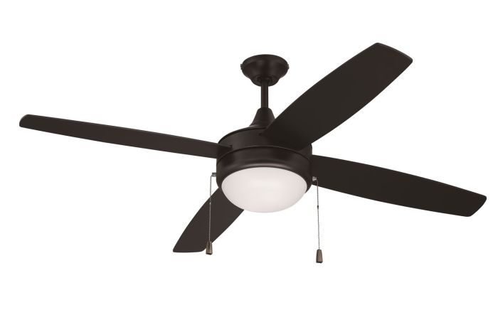 ##Antique Hardware## 52" Phaze Energy Star 4 in Flat Black w/ Flat Black/Greywood Blades