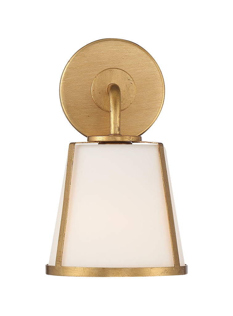 Crystorama Crystorama Fulton 1 Light Antique Gold Bathroom Vanity