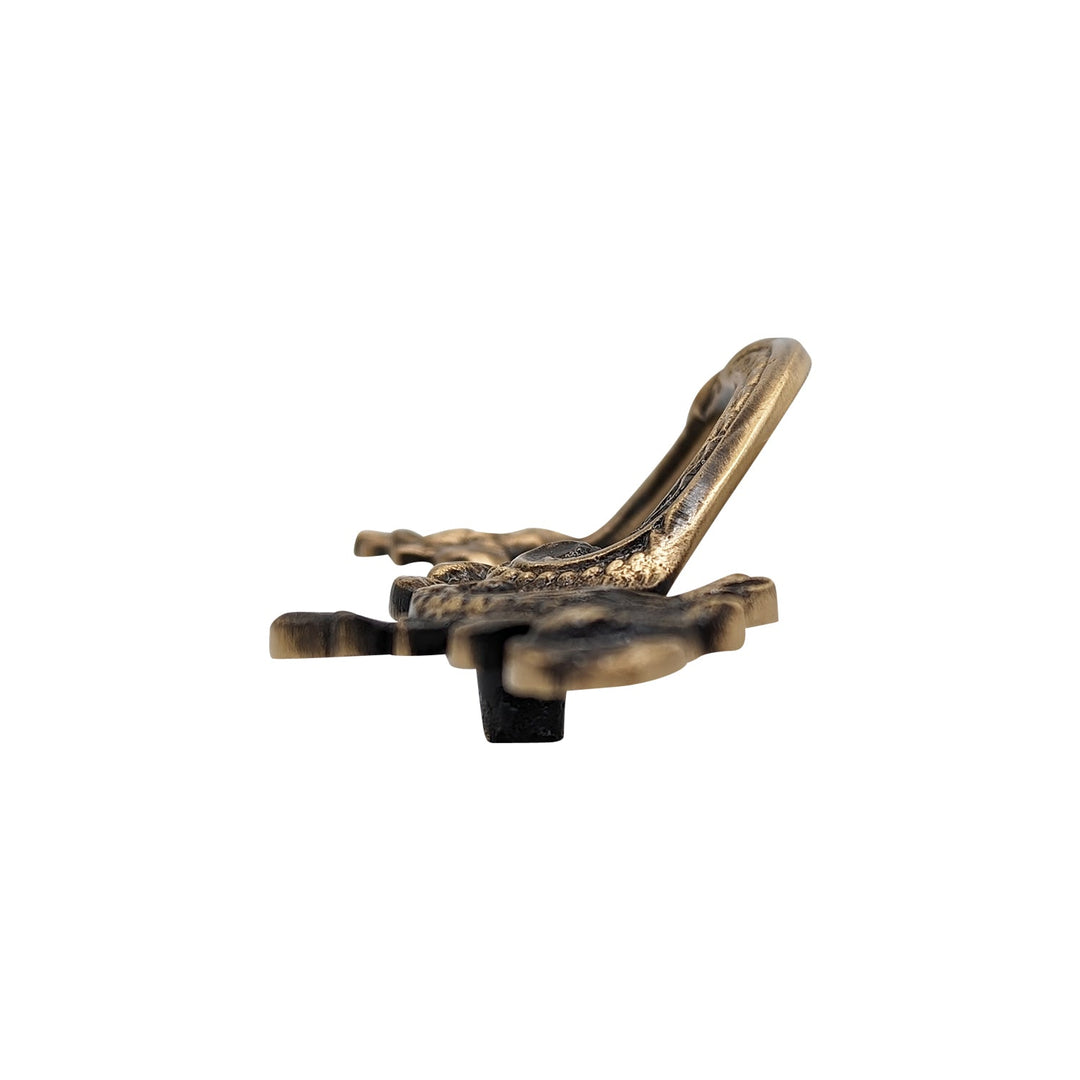 6 1/2 Inch (3.125" c-c) Filigree Rococo Pull (Several Finishes Available) COPPER MOUNTAIN HARDWARE