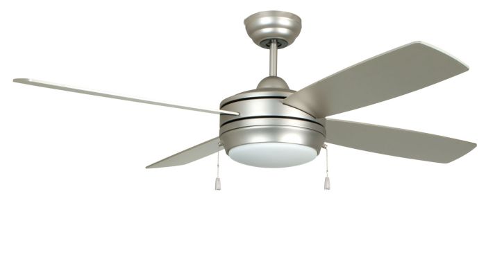 ##Antique Hardware## 44" Laval in Brushed Nickel w/ Brushed Nickel/Maple Blades