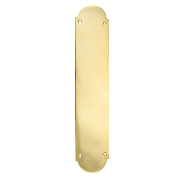 12 Inch Traditional Style Door Push Plate COPPER MOUNTAIN HARDWARE