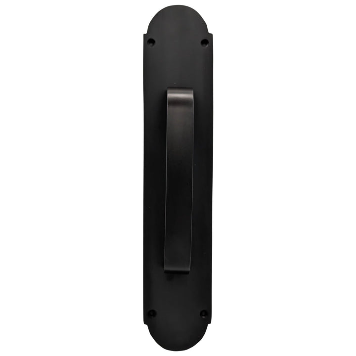 COPPER MOUNTAIN HARDWARE 12 Inch Traditional Door Pull & Plate in Several Finishes