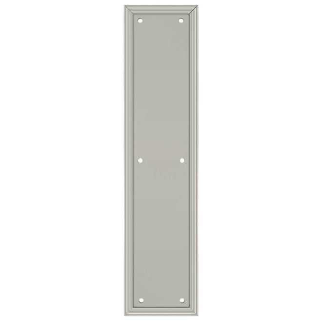15 Inch Solid Brass Framed Push Plate (Several Finishes Available)