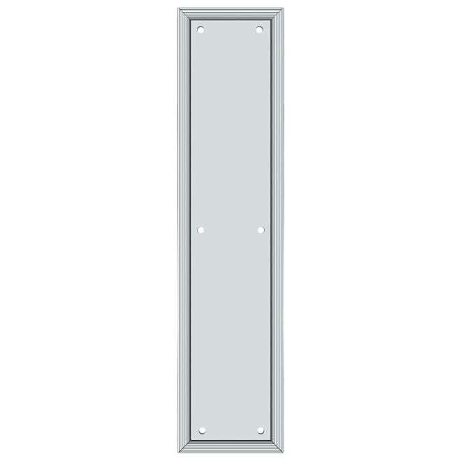 15 Inch Solid Brass Framed Push Plate (Several Finishes Available)