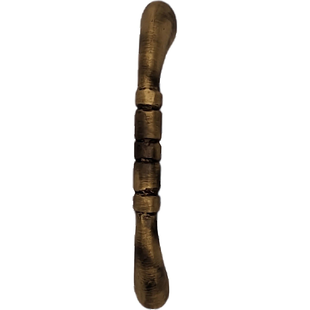 3 1/2 Inch Overall (3 Inch c-c) Solid Brass Traditional Pull COPPER MOUNTAIN HARDWARE