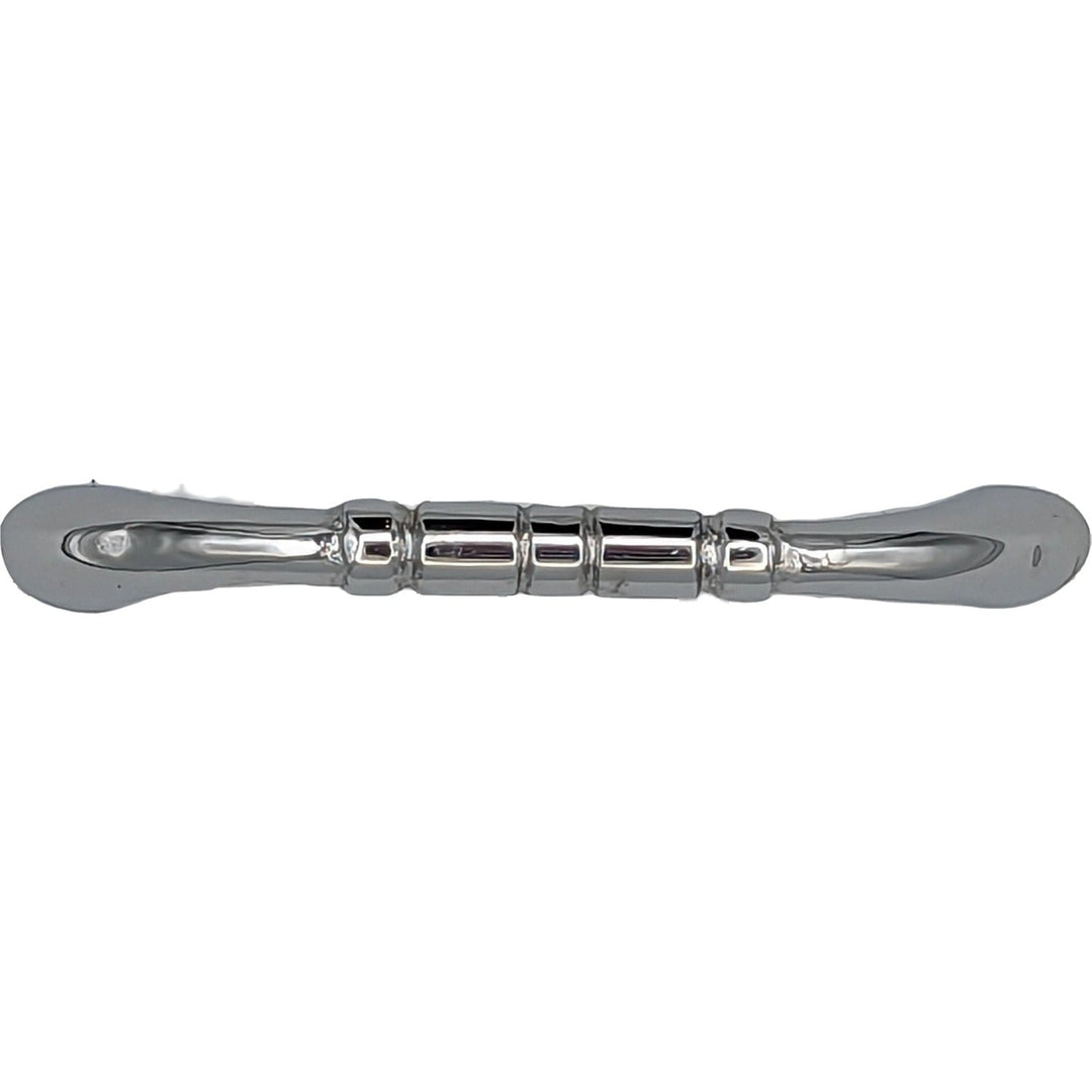 3 1/2 Inch Overall (3 Inch c-c) Solid Brass Traditional Pull COPPER MOUNTAIN HARDWARE