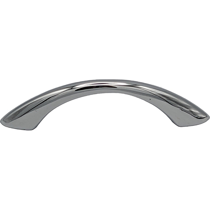 COPPER MOUNTAIN HARDWARE Brass Curved Traditional Cabinet & Furniture Pull