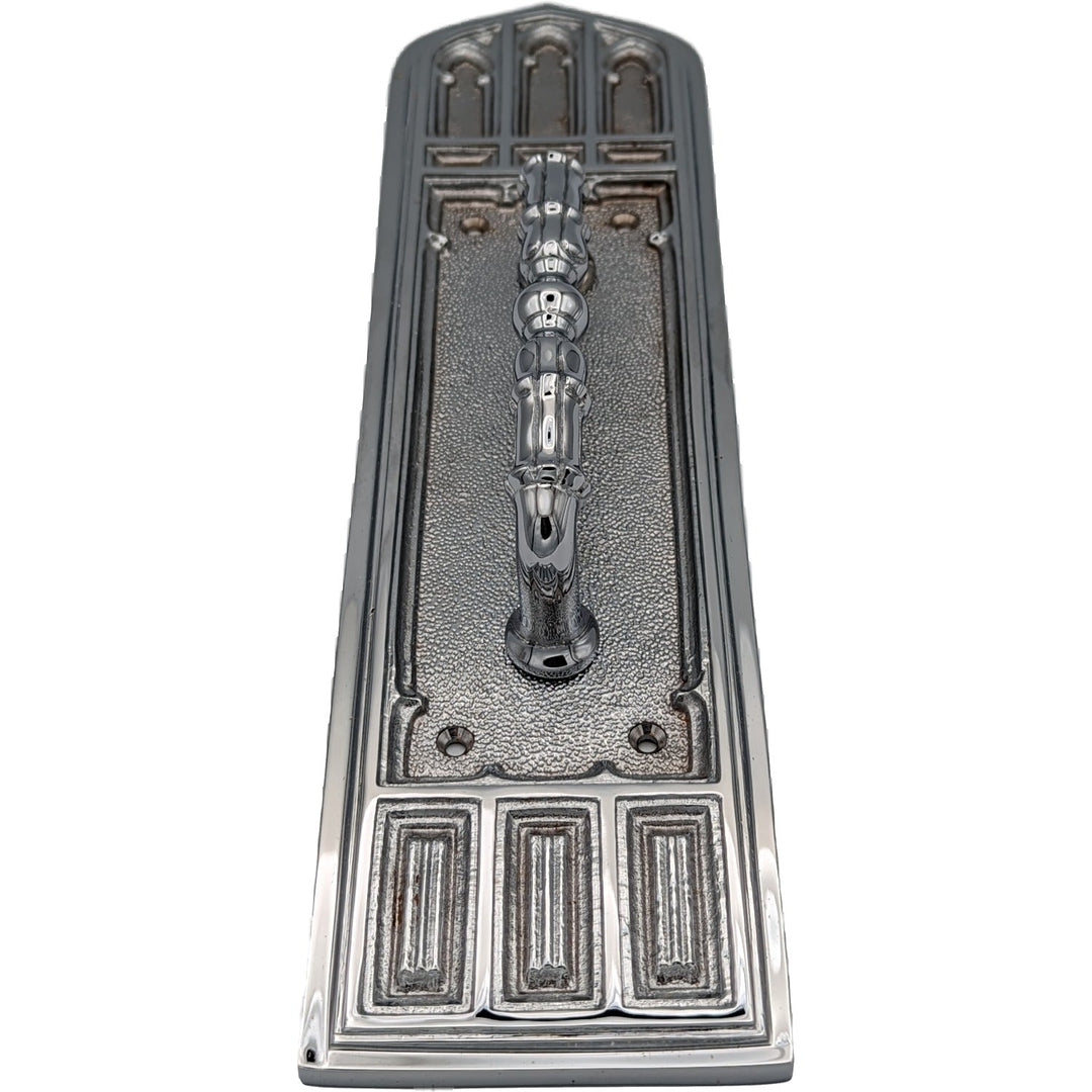 12 1/4 Inch Gothic Pull Plate COPPER MOUNTAIN HARDWARE