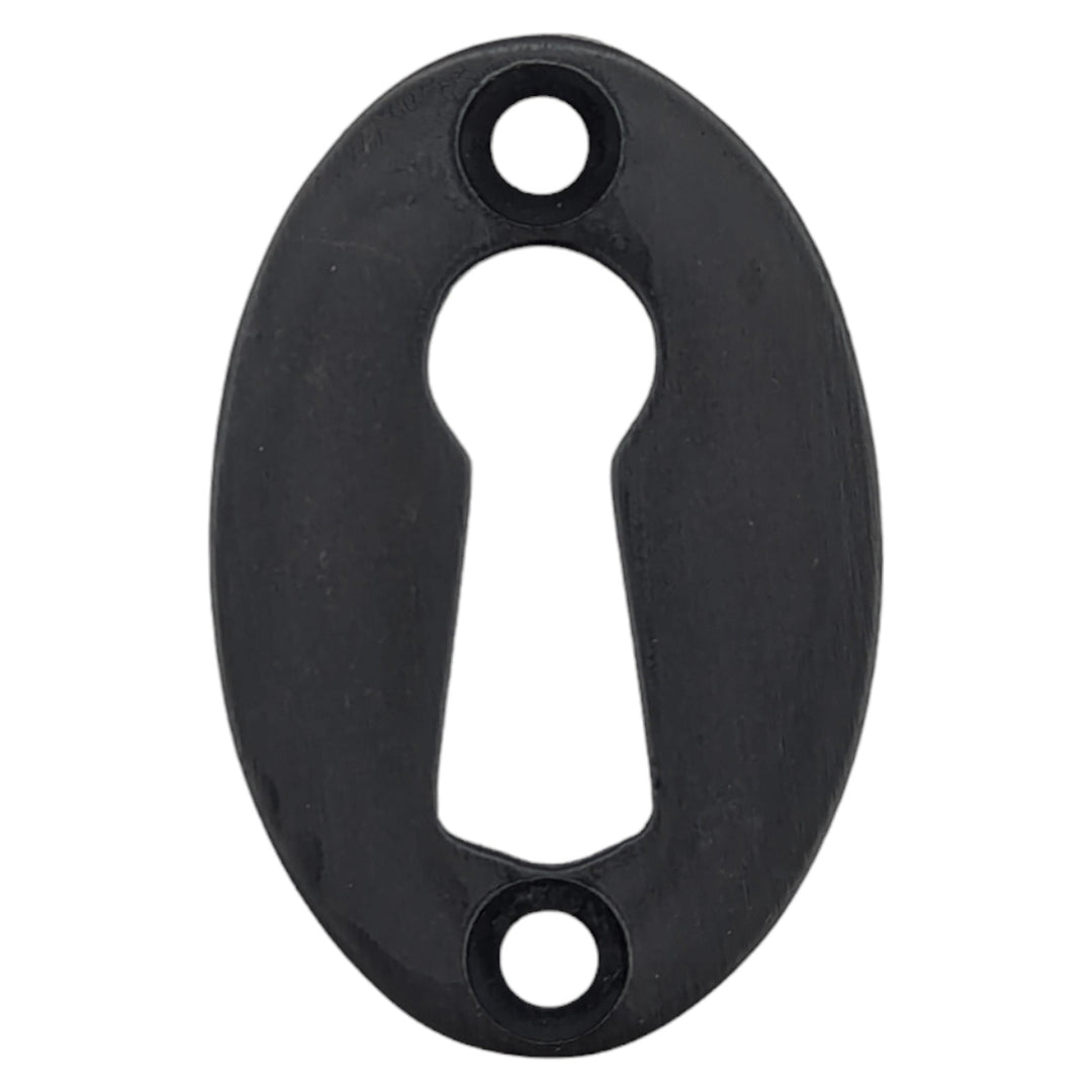COPPER MOUNTAIN HARDWARE Solid Brass Distressed Style Escutcheon / Keyhole Cover