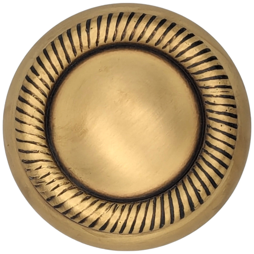 Georgian Roped Solid Brass Spare Door Knob Set (Several Finishes Available) COPPER MOUNTAIN HARDWARE