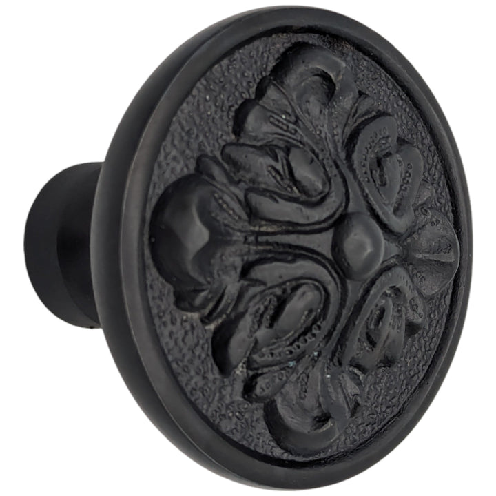 Romanesque Solid Brass Spare Door Knob Set (Several Finishes Available) COPPER MOUNTAIN HARDWARE