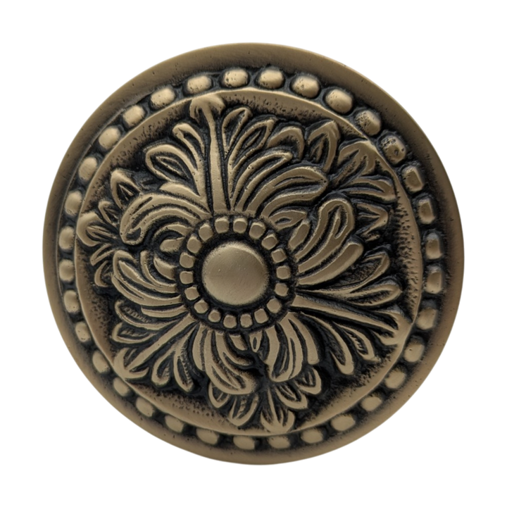 Solid Brass Baroque Style Curtain Tie Back (Polished Brass Finish)