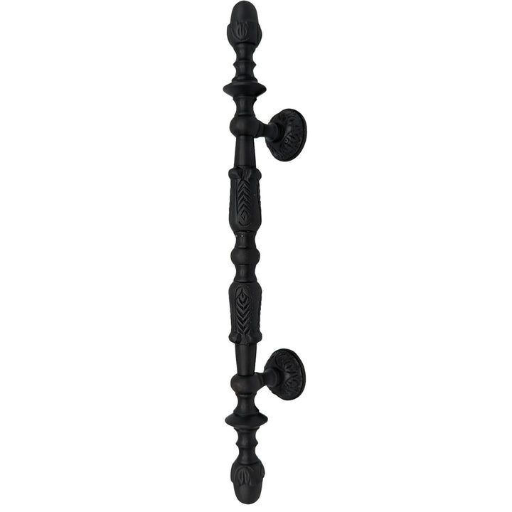 11 3/4 Inch (6 Inch C-C) Solid Brass French Empire Door Pull COPPER MOUNTAIN HARDWARE
