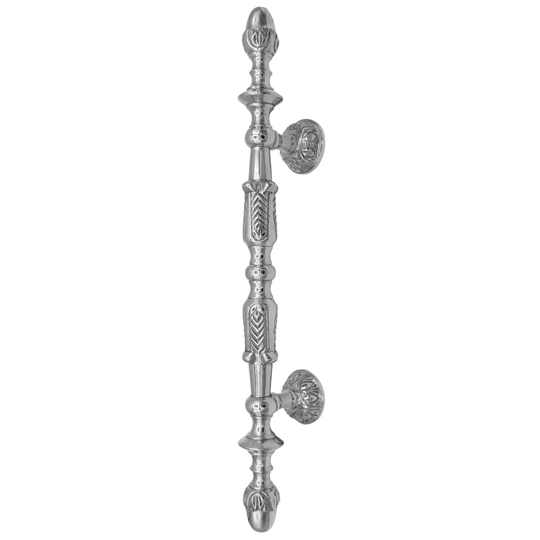 11 3/4 Inch (6 Inch C-C) Solid Brass French Empire Door Pull COPPER MOUNTAIN HARDWARE