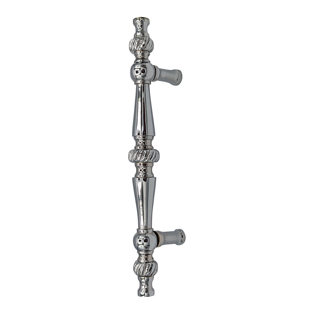 6 1/2 Inch Overall (4 Inch c-c) Solid Brass Georgian Pull (Several Finishes Available)