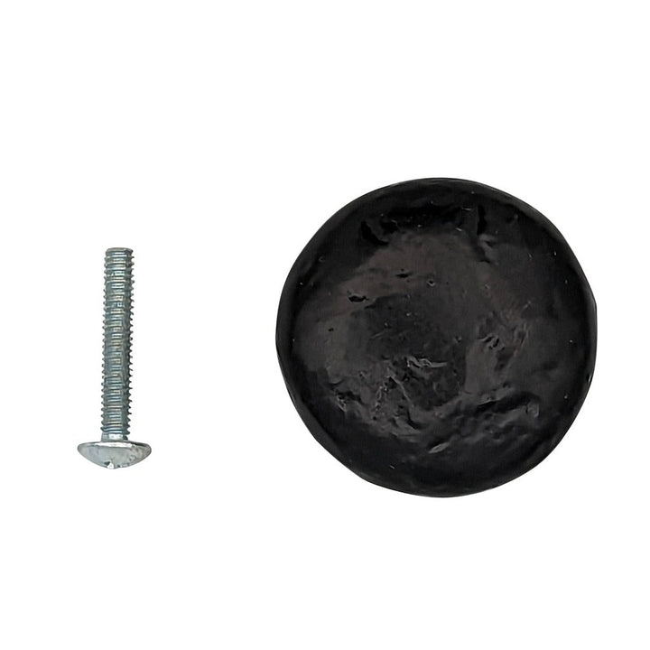 1 3/8 Inch Solid Iron Round Cabinet Knob COPPER MOUNTAIN HARDWARE