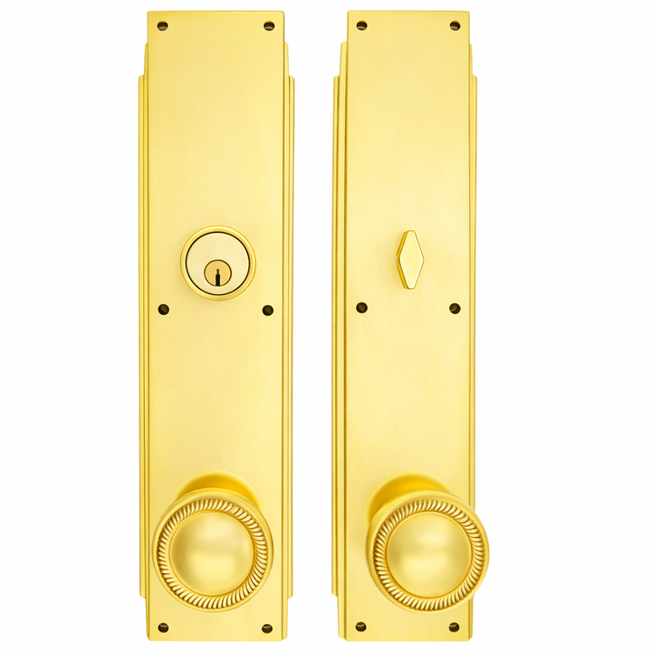 ##Antique Hardware## Skyscraper Single Door Entryway Set (Several Knob & Finish Options Available)