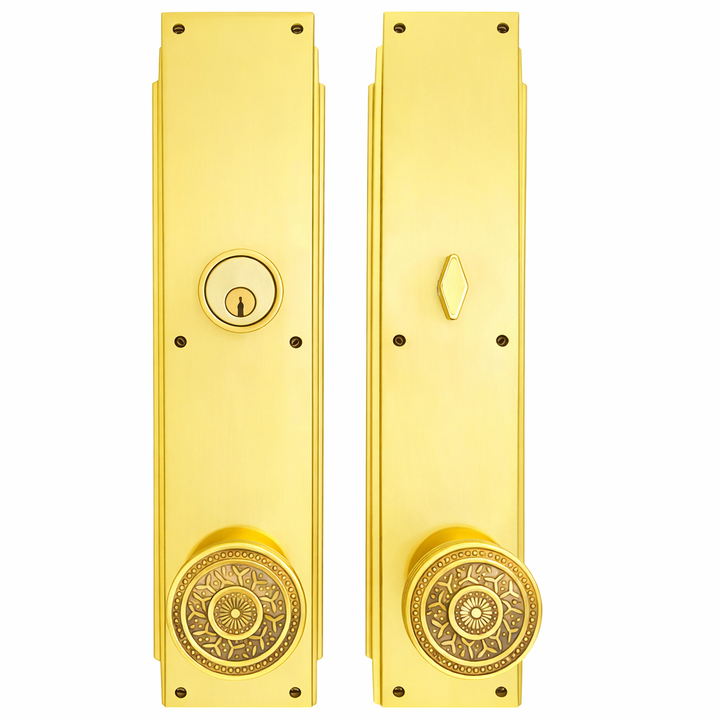 ##Antique Hardware## Skyscraper Single Door Entryway Set (Several Knob & Finish Options Available)