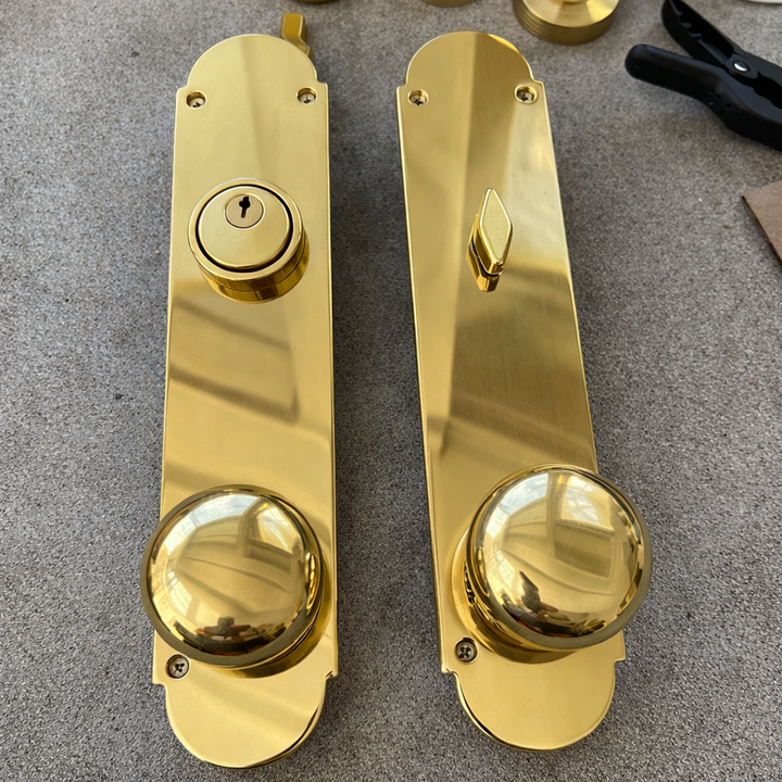 Traditional Style Single Door Entryway Set (Several Knob & Finish Options Available)