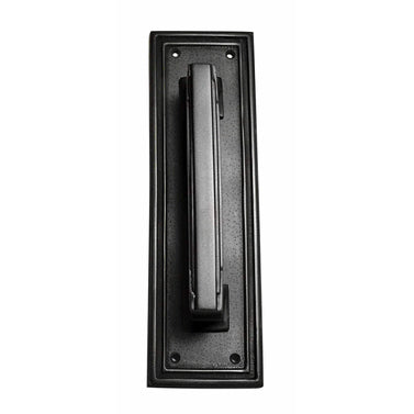 10 inch Solid Brass Classic Style Pull Plate (Several Finishes Available)